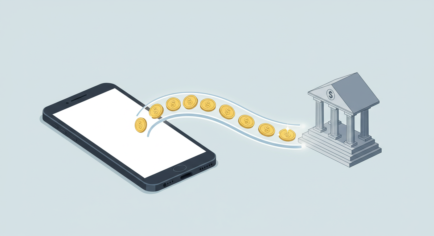 Illustration of automated portfolio syncing